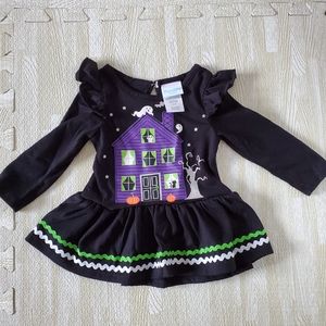 Baby Girl Long Sleeve Halloween Blouse